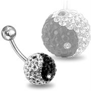 Piercing do pupíku swarovski krystaly Piercing do pupíku - swarovski krystaly