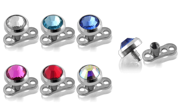 dermal piercing dermal piercing